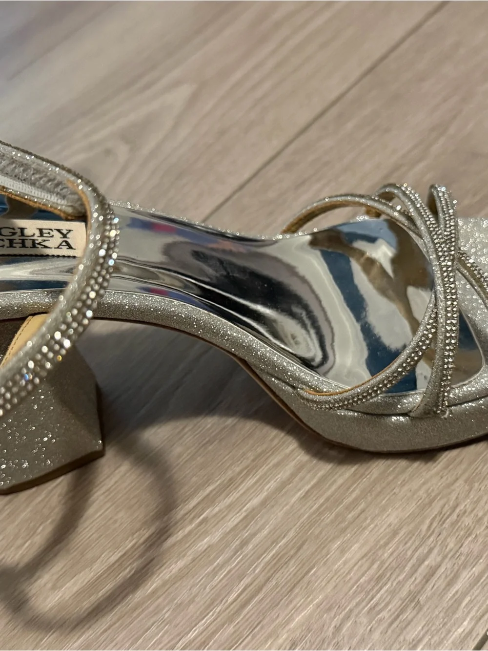 Badgley Mischka sparkling glitter